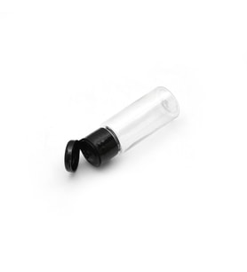 20ml plastik şefaf fliptop kapak şişe, 12 adet, açmalı kapak şişe, dezenfektan şişesi,sabun şişesi, kozmetik şişe (Şeffaf)