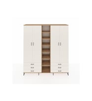 Hyperion Gardrop 13 Raflı 6 Çekmeceli 2 Askılı 220x44x243 Çam-Aytaşı/Aytaşı