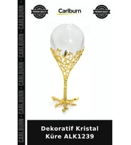 Özel Üretim Hediye Ev Aksesuarı Masaüstü Dekoratif Kristal Küre ALK1239