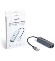 Dark DK-AC-USB332GL USB3.0 to 3xUSB3.0+RJ45 Çevrci