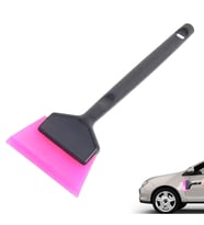 Mini Saplı Silikon Çekçek Ragle Cam Filmi Çekme Uygulama Aparatı 6x16cm Siyah Pembe