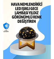 Projektör Işıklı Aromaterapi Destekli Taşınabilir Nemlendirici Cihaz Usb Bağlantılı