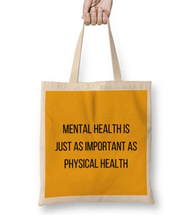 MENTAL HEALTH IS NOT A PERsonal Failure Depression Bez Çanta Uzun Saplı