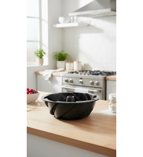 Hanımeli Premium 26 cm Siyah Döküm Kek & Turta Kalıbı