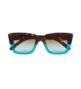 Okkia Elba Unisex Güneş GözlüğüHavana Mavi (Leopar)