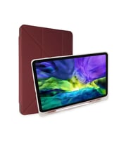Newface Apple iPad 9.7 (2018) Kılıf Kalemlikli Mars Tablet Kılıfı - Mürdüm