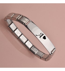 Like the Day Harfli İtalyan Charm Bileklik Takı Hediyelik Aksesuar