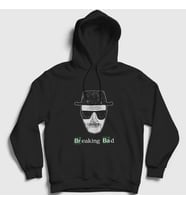Presmono Unisex Siyah Heisenberg V2 Breaking Bad Kapüşonlu Sweatshirt 184848tt