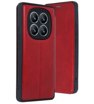 Pilelistore   Xiaomi Redmi Note 14 Pro 4G Kılıf Flip Cover - Kırmızı