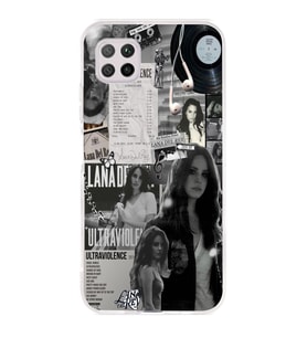 Huawei P40 Lite Uyumlu Lana Del Rey Desenli Şeffaf Telefon Kılıfı