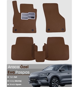 Byd Seal U Dm-i Uyumlu EVA Paspas Tam Set – Araca Özel Tasarım, Su Geçirmez, Hızlı ve Kolay Montaj