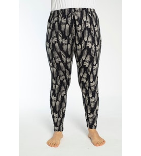 Büyük Beden Cepli Viskon Yazlık Kadın Pijama Altı Tek Alt y11 (Siyah)
