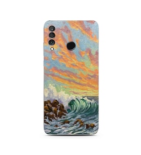 Huawei P30 Lite Uyumlu Baskılı Yumuşak Silikon Şeffaf Telefon Kılıfı