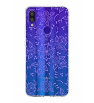 Xiaomi Redmi Note 7 Pro Uyumlu Kapak Nostalji Desen Tasarımlı Şeffaf Silikon Kılıf