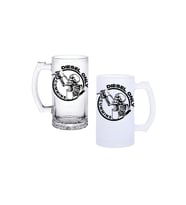 Ghostbastır Design İskelet Kulplu Bira Bardağı Buzlu veya Şeffaf Seçenekli 0117