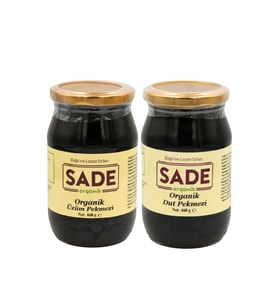 Sade Organik Üzüm ve Dut Pekmezi 2’Li Set