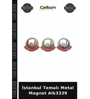 Özel Üretim Hediyelik Hatıra Turistik Dekoratif Koleksiyon İstanbul Temalı Metal Magnet Alk3339