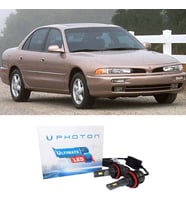 Mitsubishi Galant Led Xenon Uzun + Kısa Far Ampulü H4 Ultimate Yeni Seri Beyaz 1994 - 1997