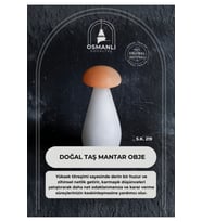 Doğal Taş Mantar Obje (S.K. 219)