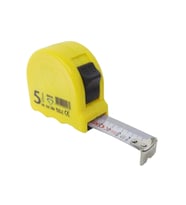Şerit Metre 5 Metre 25mm, Pratik ve Dayanıklı Ölçüm Aracı