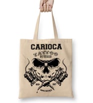 Oficial Carioca Tattoo Studio Bez Çanta Uzun Saplı
