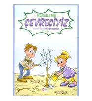 Niloş İle Ege - Çevreciyiz 35*50 Kuşe Kağıt -Renkli Hikaye