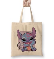 Maneki Stitch Bez Çanta Uzun Saplı