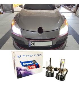 Renault Megane 3 Led Xenon Uzun Far Ampulü H7 Mono Yeni Seri Beyaz