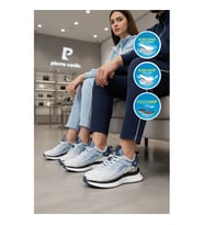 Pierre Cardin PCI-10106 Z Beyaz-Kahve Unisex Spor Ayakkabı