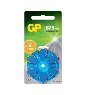GP ZA675 1.4V Düğme Kulaklık Pili 6'lı Paket