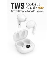 Pro 6plus Slikonsuz Kablosuz Bluetooth Kulaklık (Pamuk Beyaz)