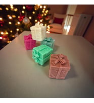 Mumelia Candles Hediye Kutusu Formunda - Doğal Soya Dekoratif Mum