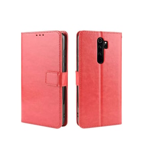 Redmi Note 8 Pro Kılıf Trend S Plus Kapaklı Kılıf - Kırmızı