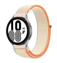 Samsung Galaxy Watch 3 45mm / Watch 46mm Kordon Hasır Band (Krem)