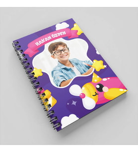 Fotoğraflı Erkek Çocuklarına Hediye Defter