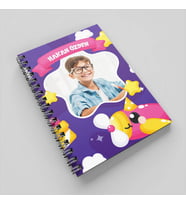 Fotoğraflı Erkek Çocuklarına Hediye Defter