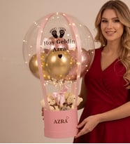 Kişiye Özel Led Işıklı Balon Kutusu