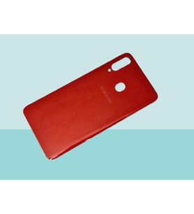 Tkgz - Samsung Galaxy A20S A207 Arka Kapak Batarya Kapağı - KIRMIZI