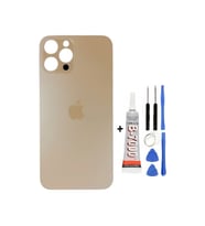 İphone 12 Pro Max Arka Kapak Cam +yapıştırıcı B700 + Tamir Seti (Gold)