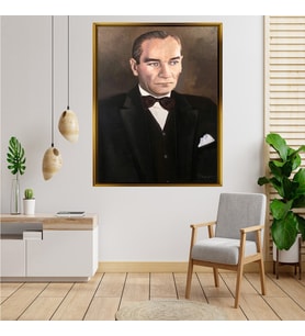 ÇERÇEVELİ ATATÜRK TABLO S515