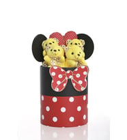 Mickey Mouseli Kutuda Sarı Peluş Ayılar