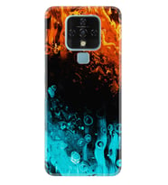 Tecno Camon 16 18P Pova Pova 3 Pova Neo Kılıf Desemli Silikon Orange Blue Color 1665