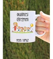 okul öncesi öğretmeni özel tasarı kupa bardak
