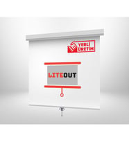 LiteOut 160x160cm Storlu Projeksiyon Perdesi