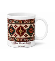 Gümüşhane Kelkit Satala Antik Kenti Zilli Kilim Dokumaları Yöresel Motif Kupa Bardak Hediye