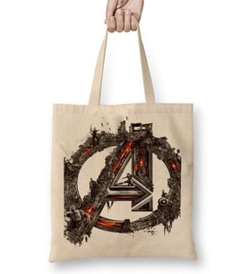 Avengers Flowers Bez Çanta Uzun Saplı