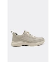 İthal Malzeme Akıllı Bağcık Erkek Sneaker (Taş)