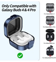 Lexroo Samsung Galaxy Buds4 Pro/Buds 4 için Kılıf Tam Koruma Sağlayan Galaxy Buds4 Kulaklık Kılıfı
