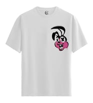 Twisted Bunny - %100 Pamuklu Erkek Beyaz Tişört - Premium Quality