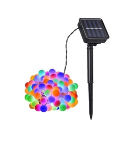 Trendpoint 30 Ledli Solar Canlı Renkli Toplar Bahçe Aydınlatma Dekorasyon GüneşEnerji Mod Seçenekli